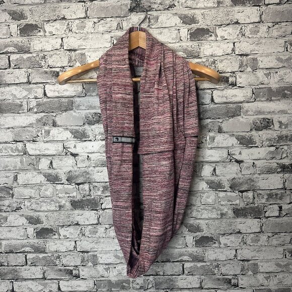 EUC Lululemon Vinyasa Scarf Rulu Customizable Snap ONE SIZE (Pink/Gray) - Picture 4 of 15